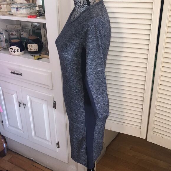 NWOT in Bag Marine Layer Illusion Dress in Deep Blue Sea Made in Ca USA 🇺🇸 XS - Picture 5 of 11